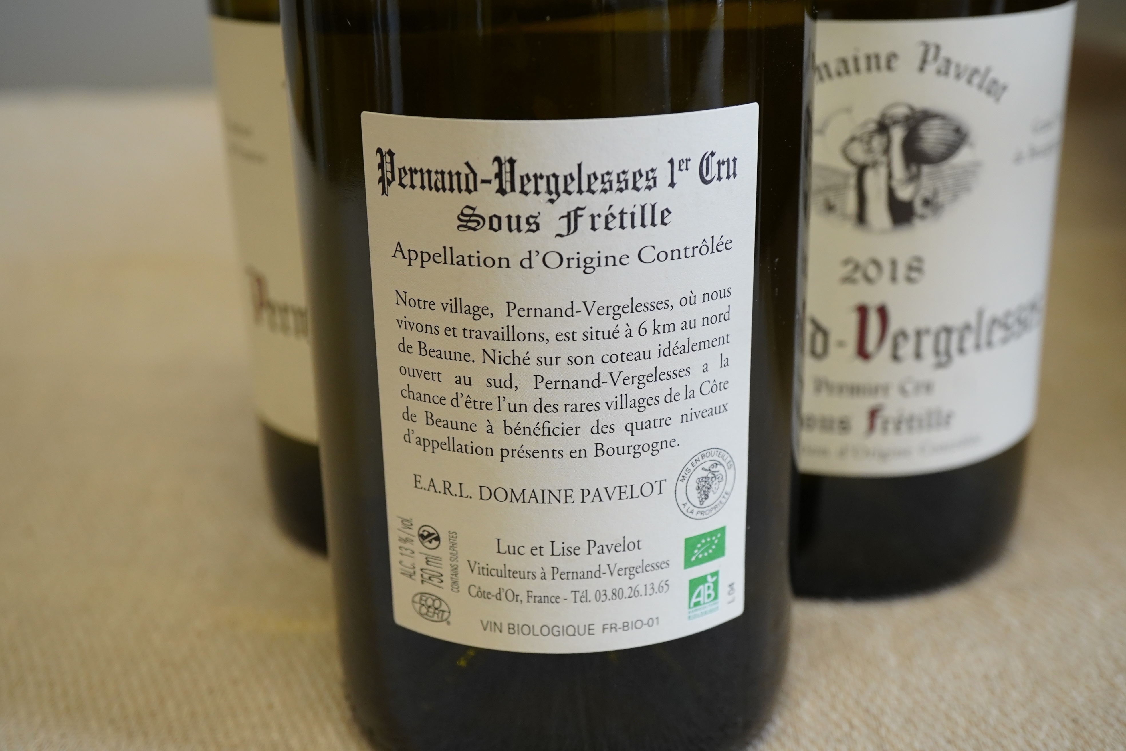 Domaine Jean-Marc Pavelot, Pernand-Vergelesses Blanc, 2018